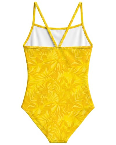 Image of weVSwe Baby Girl Swimsuit One Piece Swimsuit Cute Toddler Girls Sleeveless Bikini Kids 2-10 Years
