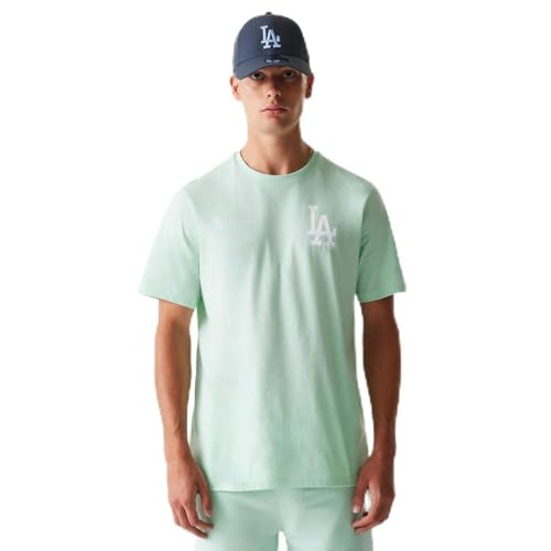T-shirt LA Dodgers New Era en maille de coton coupe droite taille M