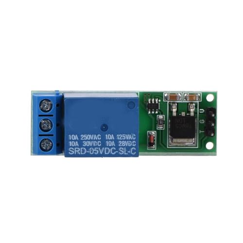 Module de relais autobloquant avec interrupteur à faible impulsion DC 6-24V