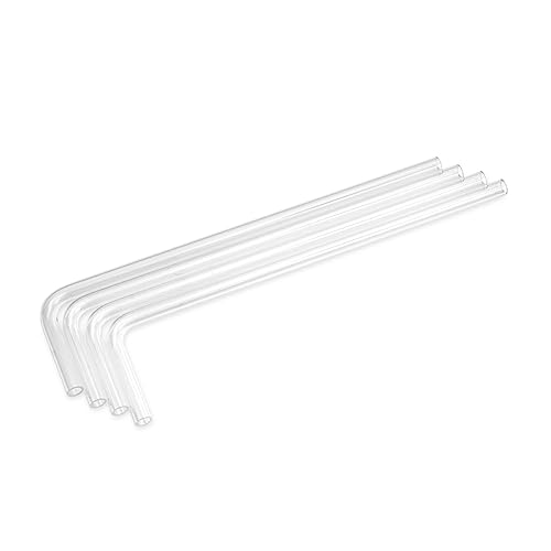 Bitspower Pre-bent 90-Degree Acrylic Hard Tube OD16MM, 110x415MM, 4-pack