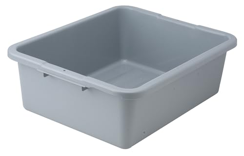 Winco Heavy-Duty Bus Box Dish Tub for Restaurants, 7", Gray by Winco - Used condition - US$21.11
