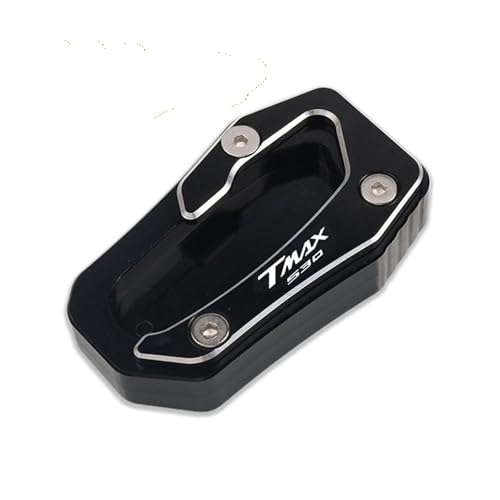 Plaque support agrandir pour béquille TMAX 530 finition aluminium Style 4 premium
