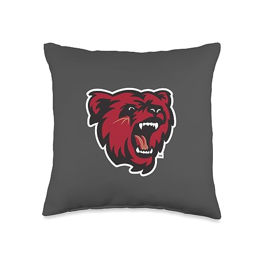 Bridgewater State University Gear - Steve State Bridgewater State University BSU Bears Logo Throw Pillow, 16x16, Multicolor