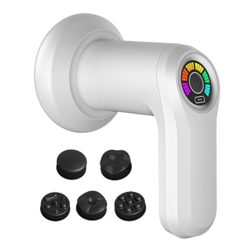 Aparato de masaje eléctrico para tratamiento de celulitis y eliminación de grasa – Reafirma la piel y mejora la circulación en muslos, caderas, abdomen, glúteos y brazos