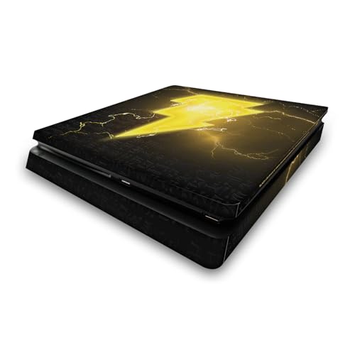 Autocollant Black Adam PS4 Slim protection vinyle skin console de jeu