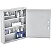 Global Industrial Stainless Steel Large Medical Security Cabinet with Double Key Locks