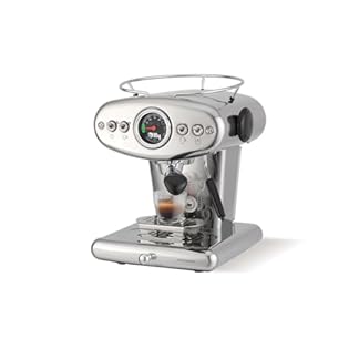illy 60501 Kaffeemaschine X1 Anniversary Eco Mode mit Kapseln Iperespresso Farbe Edelstahl