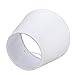 White Lamp Shade, ALUCSET Barrel TC Cloth Small Lampshade for Table Lamp and Floor Light, 6x10x7.5