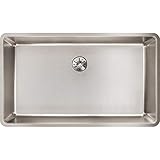 Elkay Lustertone Iconix ETRU30179PD Single Bowl Undermount Stainless Steel Sink with Perfect Drain