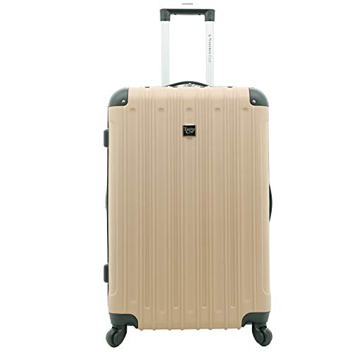 Travelers Club Midtown Hardside 4-Piece Luggage Travel Set, Expandable, Tan #TOP7