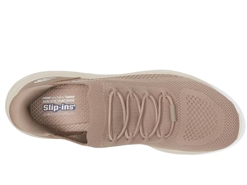 Skechers Bobs Sparrow 2.0 Lucky Run Baskets mains libres pour femme, taupe, 36 EU