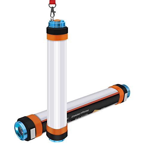 JingooBon Camping Lantern, USB Rechargeable LED Camping Light, Multifunctional Camping Flashlight, Portable Waterproof Hanging Magnetic Power Bank (Full Size-12)