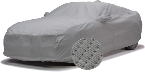 Image of PROTEGO All Weather Protection Car Cover forOld Maruti Suzuki Zen | Anti Dust, 100% Waterproof, Custom Fit, Multi-Layered, Elastic Grip, Buckle Hook with Mirror Pocket | Grey