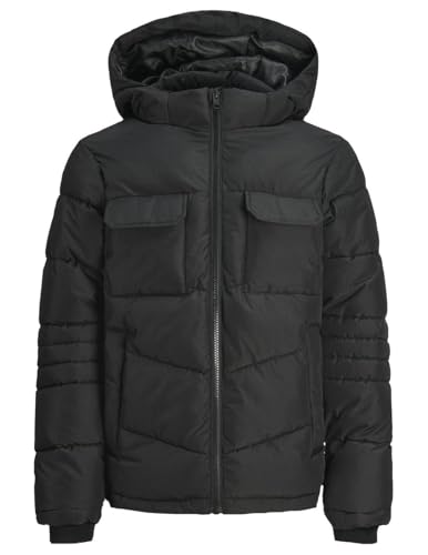 Doudoune Garçon JACK&JONES JUNIOR Jjbuild Puffer JNR - Manteau Matelassé Noir