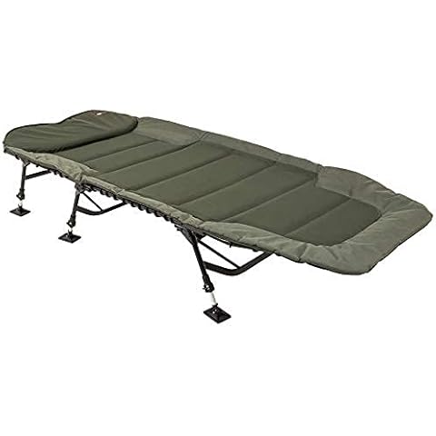 JRC Defender Wide Levelbed Bedchair, Green Cover