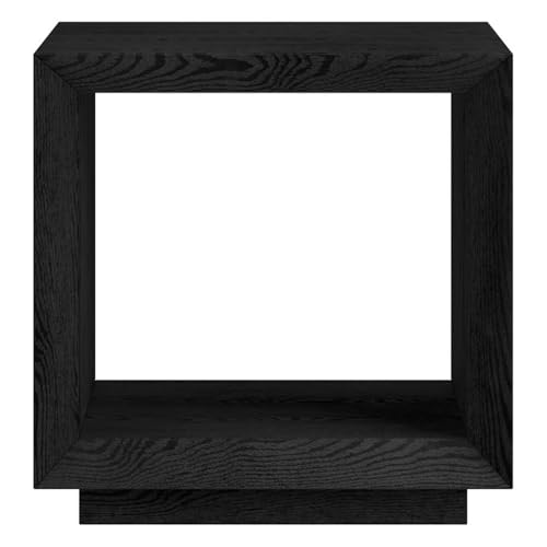 Henn&Hart 22" Black Grain MDF Side Table by Henn&Hart - Image 3