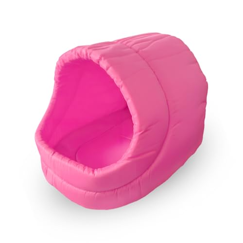 Iglu Pet Premium: Caminha e Toca para Cachorros - Conforto e Segurança em um Único Produto (Rosa)