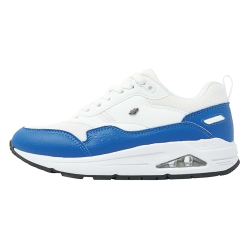 British Knights Damen Lennox Sneaker, Weiss/Blau, 36 EU