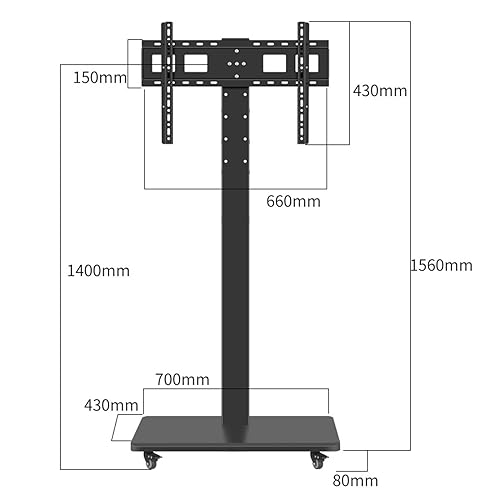 Soporte Universal de Piso para TV de 32 a 65 Pulgadas miniatura 3