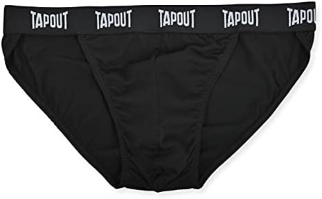 TAPOUT Mens Briefs String Bikini Underwear for Men, Comfortable Cotton, Assorted Colors, No Fly- 6 Pack(S-5X)