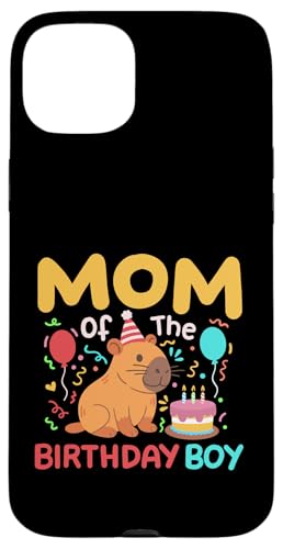 Mom Of The Birthday Boy 킢Jso LbY at@~[ X}zP[X iPhone 15 Plus p