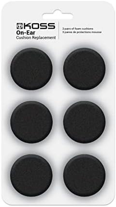 Koss Port Portable Replacement Cushions, Black