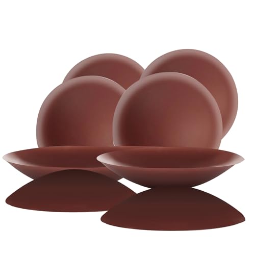 nipple covers for women adhesive and reusable nipple covers reusable nipple pasties nipple stickers niple cover nippie cover nood chest stickers nippies skin nipple daisies (4 Pair Dark Coffee)