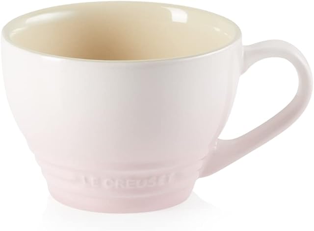 Le Creuset Stoneware Grand Mug, 400ml, Shell Pink