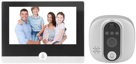 Amazon.com: Luqeeg Video Doorbell, 1080P 4.3in HD 2 Way Visual Intercom ...