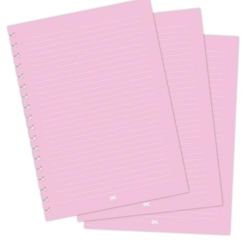 DAC - Refil de Folhas para Caderno Smart Colegial com 48 folhas Reposicionáveis - Rosa