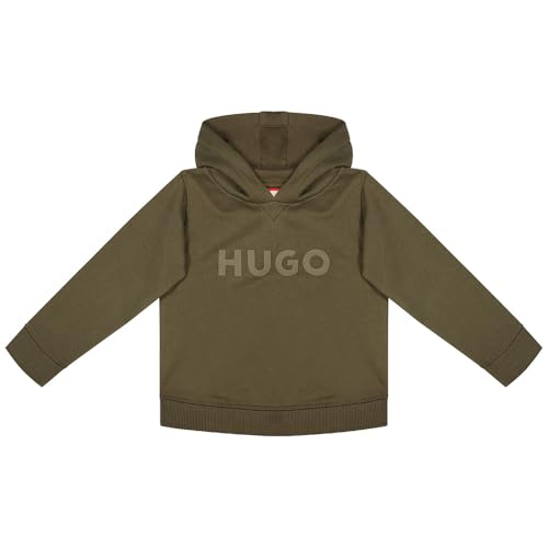 Sweater HUGO Garçon G00446, sweat-shirt à col rond casual en coton pour enfant