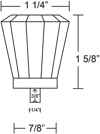 Emtek Brookmont Crystal Knob as Clear Available in 3 Sizes and 10 Base Finishes - 86397US15A - (Dimension 1 1/4") - Pewter (US15A)