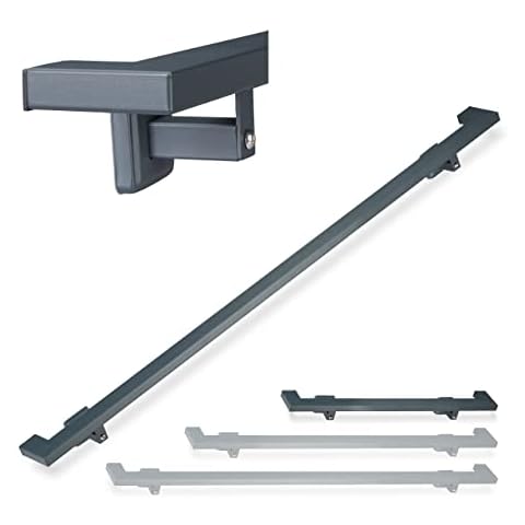 Relaxdays 100 cm Angular Handrail for Stairs Cover