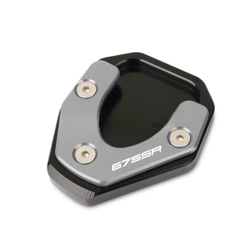 Extension béquille latérale moto CNC contre l'enfoncement pour 675NK 675SR