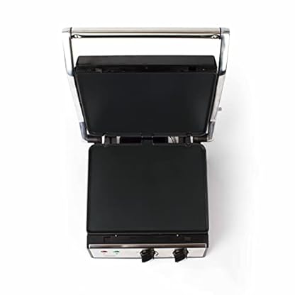 Kontaktgrill Abnehmbare Platten Antihaftbeschichtet - Sandwichmaker Aufklappbar - Tischgill Doppelte Grillfläche -Steak… – Bild 8