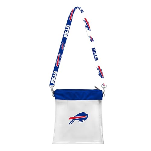 Littlearth NFL Clear Pattern Strap Bag Buffalo Bills