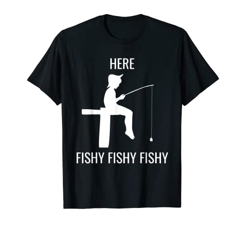 Aquí Pescador Camiseta