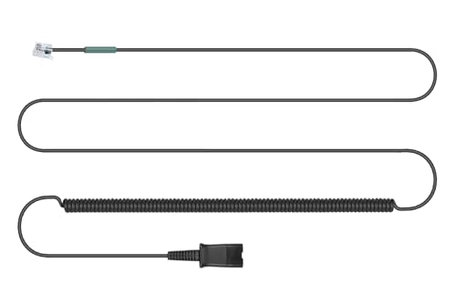 QD �w�b�h�Z�b�g U10P RJ9 �A�_�v�^�[ �P�[�u�� Plantronics QD (�N�C�b�N�f�B�X�R�l�N�g) RJ9 �w�b�h�Z�b�g�R�[�h Polycom VVX Avaya Plantronics ShoreTel Zultys NEC Digiu