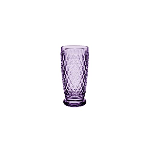 Villeroy & Boch - Boston Lavender Long Drink Glass, Crystal Glass Coloured Purple, Capacity 300 Ml #TOP7