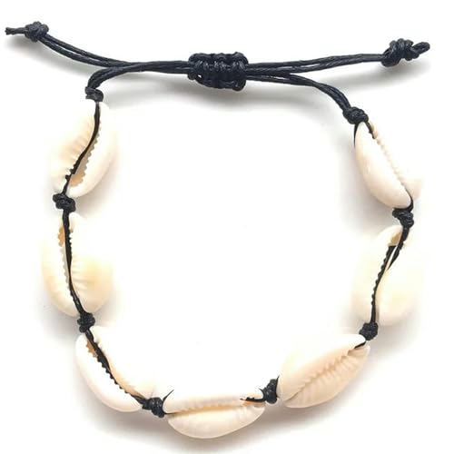 Bracelet coquillage naturel et perles bohème fait main, bijou d'été tendance pour femme