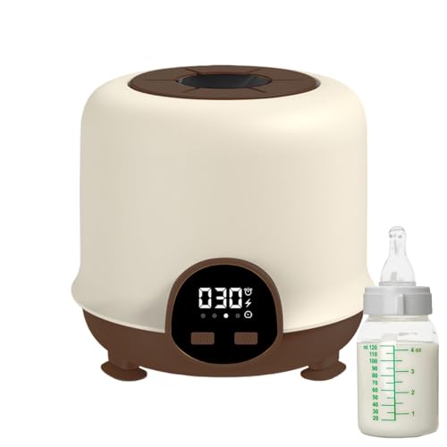 Intelligent Electric Milk Shaker - 6.02x5.71x5.71 in Formula Mixer, Quiet Motor PP Silicone, A-Button | Powder Shaker Bottle for