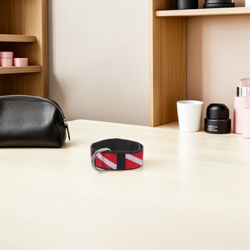 Accesorio de buceo con anilla en D y correa de nylon ajustable para linterna 6
