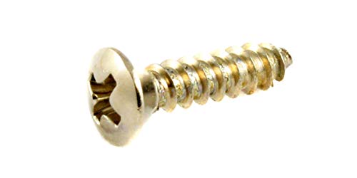 ALLPARTS (I[p[c) sbNK[hpXN[ GS-0001-001 Pack of 20 Nickel Pickguard Screws