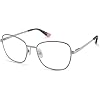 Victorias Secret Eyeglasses VS 5021 014 Ruthenium W/Gold Star On Temple, Dark