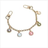 Handtaschen-Kettenriemen 25 cm Kette for Umhängetaschen Handtaschen-Schnallengriff DIY-Kettentaschenriemen-Zubehör-Hardware-weißes Perlen-Zubehör (Color : 1, Size : 25 cm) ( Color : 1 , Size : 25 cm )