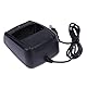 BODYA USB Ladegerät für BaoFeng BF-888S BF-777S BF-666S Retevis H777 Radio Walkie Talkie, Schwarz