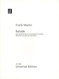 saxophone martin luther king song  Ballade – Frank Martin – Édition universelle – Saxophone alto, piano – Saxophone alto avec – UE032986