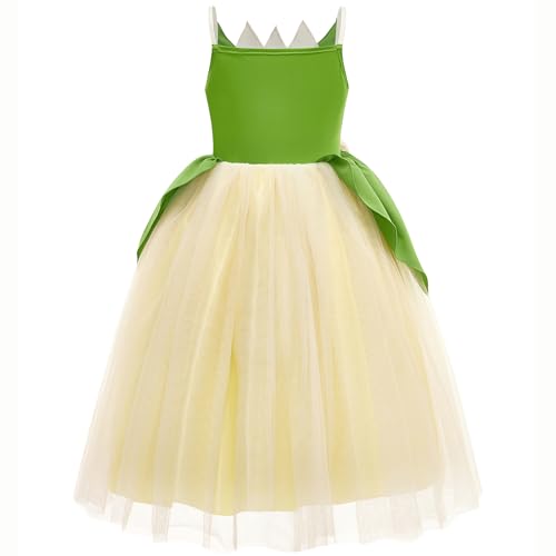 Disfraz de Princesa para Niñas 4-5 años Verde miniatura 3