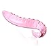 Glass Dildo Dilddo for Women Crystal Masturbator for Moman Glass Pleasure Wand S-shaped Design for G-spot Stimulation
