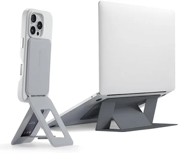 MOFT Adhesive Laptop Stand Starry Grey & Phone Tripod Stand Cement